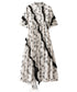 Ruffle Tape Floral Dress